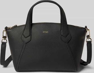HUGO BOSS Henkeltasche aus echtem Leder Modell LENAH in Black, Gr&ouml;&szlig;e 1