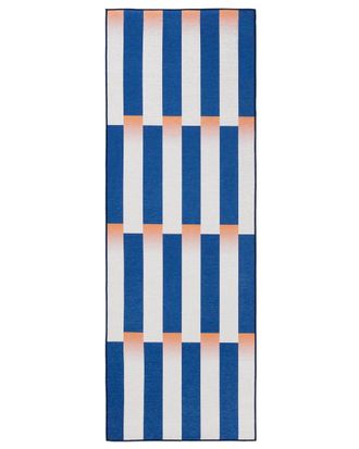 benuta Alfombra de pasillo azul 70x200