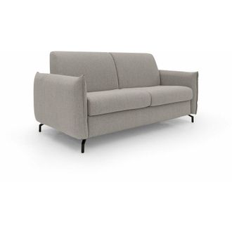 Divani.Store Divani.store - Scarlet Divano letto in tessuto misto cotone impermeabile T19 195 cm (mat.140x197) beige