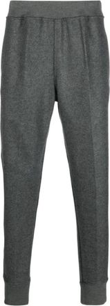 Jil Sander Broeken, Heren, Grijs, L, Wol, Wollen joggingbroek