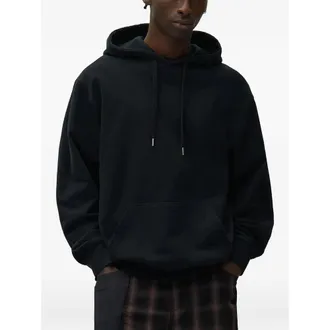 Arte Graphic-Print Cotton Hoodie - Black