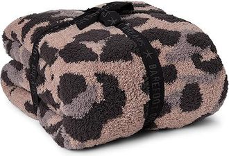 Barefoot Dreams CozyChic(r) Exploded Leopard Throw Blankets Deep Willow, Polyester