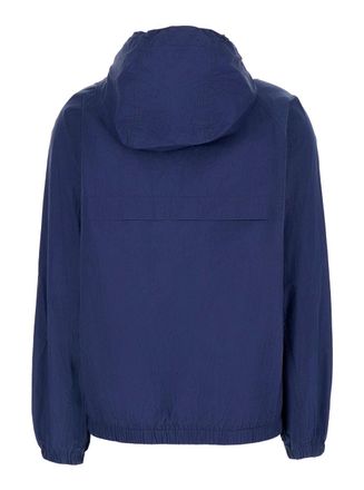 Dunst Cotton-Blend Hooded Jacket - Navy