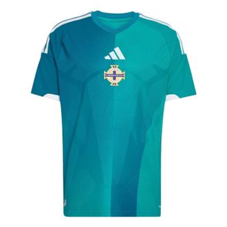 adidas Northern Ireland 26 Home Authentic Jersey Asia Sizing Glory Green White KC2983