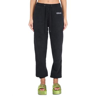 Versace Sweatpants, female, Black, Size: XS Sweatpants