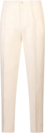 Canali Broeken, Heren, Beige, XL, Straight Broeken