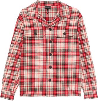 Emporio Armani Wool Checked Shirt