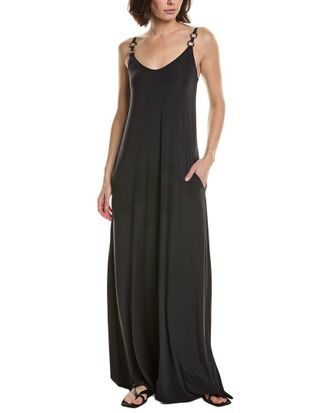 Carmen Marc Valvo A-Line Cover-Up Dress
