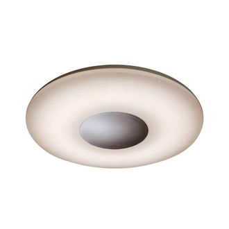 Netlighting Reef Flush Fitting 60W Tuneable White 6500K 4200lm Dimmable Remote in Grey