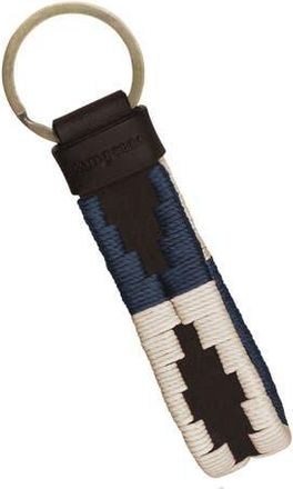 Pampeano Charro Loop Keyring in Brown/navy/cream at Nordstrom