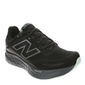 New Balance Womens Fresh Foam 680 V8 Waterproof Shoes, Black/Castlerock/Lab Green, 7.5 Wide
