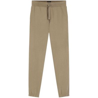 HUGO BOSS Slanke joggingsbroek met chevronpatroon voor heren (Bruin)
