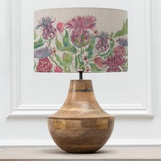 Voyage Maison Leven Table Lamp With Fairytale Bristle Eva Lampshade in Brown