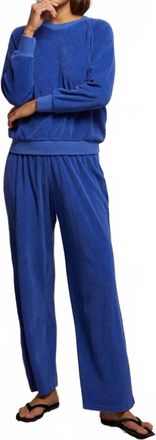 perfectwhitetee Katie Terry Pants In Violet Blue