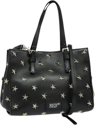 Valentino Tweedehands leren handtassen - Dames - Vintage Handtas - Zwart - ONE Size - Leer - Vintage