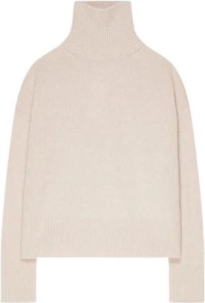 Vanessa Bruno Malo Pullover - Dames - Coltruien - Beige - L - Wol - Truien & Vesten