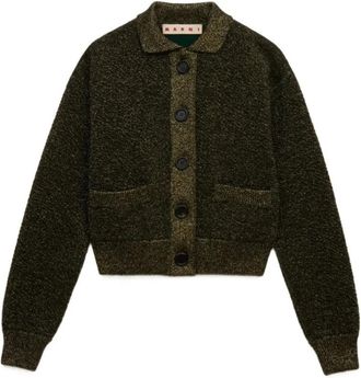 Marni Dames, Truien, Groen, Maat: XS Wol