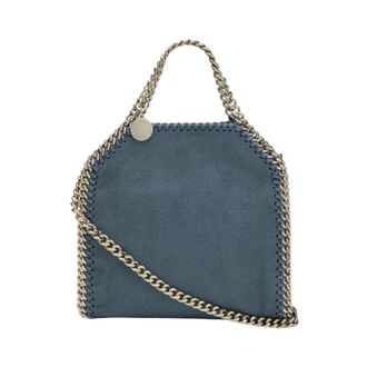 Stella McCartney Stella McCartney, Handbags, female, Blue, Size: ONE SIZE Falabella Tiny Tote Bag