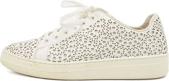 Alaia Sneakers con dettaglio laser cut - Bianco