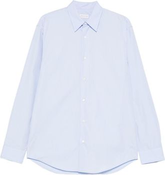 Dries Van Noten Point Collar Light Blue Shirt