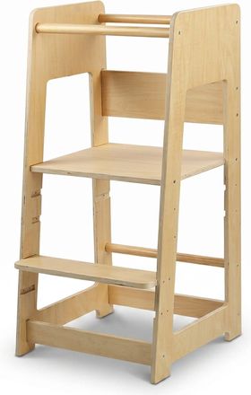 Relaxdays Relaxdays Torre De Aprendizaje Regulable, Antivuelco, 90x44x44 Cm, Torre Cocina Para Ni&ntilde;os, Color Natural