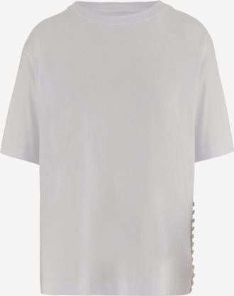 Dries Van Noten White Cotton T-shirt