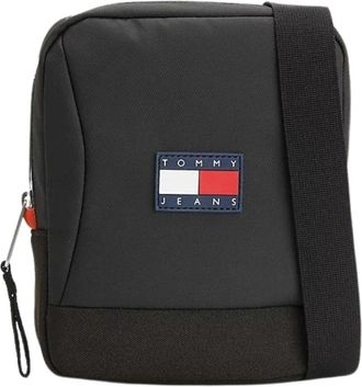 Tommy Jeans Reportertas - Heren - Schoudertassen - Zwart - ONE Size - Tassen