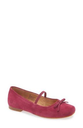 B&oslash;rn Bley Mary Jane Flat in Dark Pink at Nordstrom Rack, Size 8