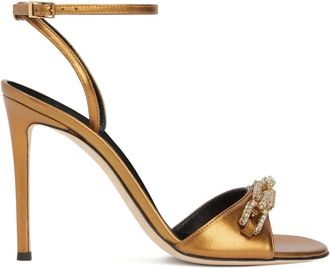 Giuseppe Zanotti Evry sandalen verfraaid met kristallen - Goud