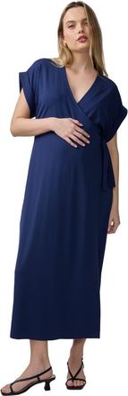 Ingrid & Isabel SS Wrap Knit Dress in Navy at Nordstrom, Size X-Small