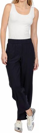 Elliott Lauren Prime Time Tapered Pants In Black