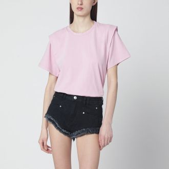 Isabel Marant Isabel Marant Zelitos Pink Cotton T Shirt