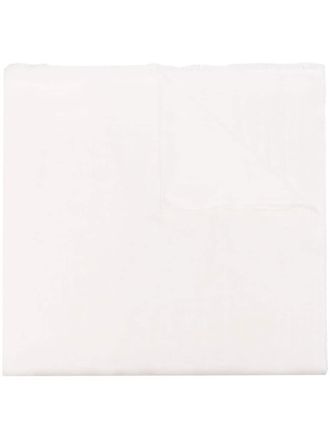 Faliero Sarti solid-color fringed scarf - women - Silk/Modal - One Size - White
