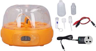 OEM Incubadora De Huevos De 15 W, Mini Incubadora Digital Para 6 Huevos, Totalmente Autom&aacute;tica Con Volteador De Huevos Para Incubar Huevos De Gallina, Pat