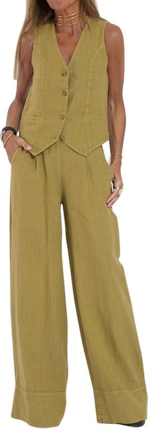 Completo Due Pezzi Donna Blazer E Pantaloni Eleganti