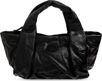 Munthe Lix Croco Bag - Dames - Shoppers - Zwart - ONE Size - Katoen - Tassen