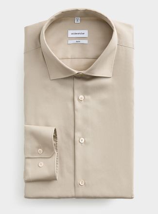 Seidensticker Mens Non-iron saT-Shirt Shirtn shirt Slim fit