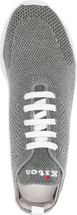 Kiton Mens Logo-Embroidered Sneakers Ss26 M