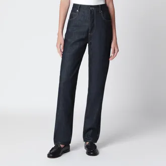 Bottega Veneta Dark blue straight-leg jeans