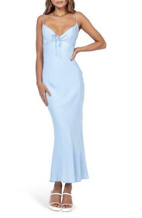 Princess Polly Emily Maxi Dress in Blue at Nordstrom, Size 10