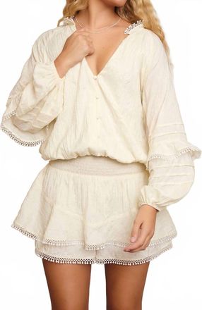 Le Lis Blanc Deux Cassidy Carefree Romper In White