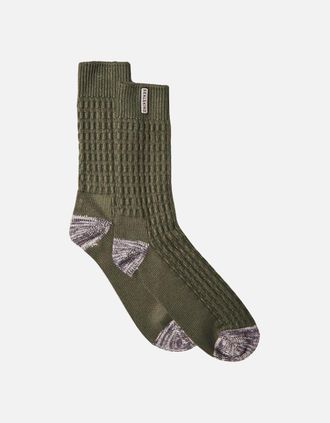 Sealskinz Mens Sealskinz Unisex Wroxham Bamboo Mid Length Socks - Green - Size: 9.5/13/12.5/12/11.5/11/9/16/15.5/15/14.5/14/13.5/10.5/10