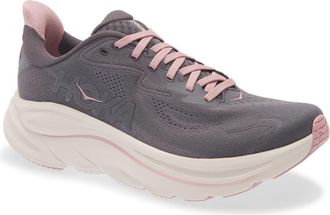 Hoka One One Clifton 10 Running Shoe in Galaxy /Dried Rose at Nordstrom, Size 10.5