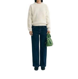 Thinking Mu Carmen Confetti Wool Sweater In Ivory Combo