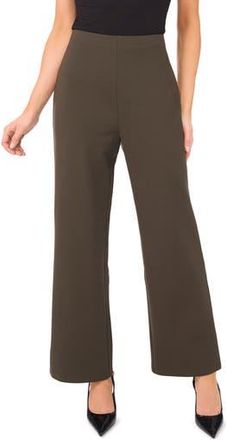 Halogen Ponte Straight Leg Pants in Luxe Olive at Nordstrom Rack, Size X-Large