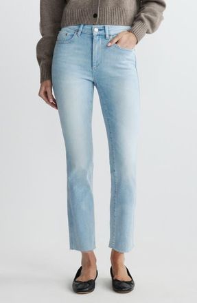 DL1961 Mara Instasculpt Mid Rise Ankle Straight Leg Jeans in Ocean at Nordstrom, Size 23P