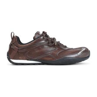 Balenciaga Radar Sneaker - Heren - Schoenen - Bruin - Maat: 44 EU Zijde