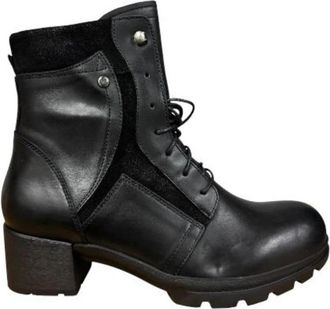 Wolky Dayton XW Veterschoen - Dames - Veterlaarzen - Zwart - 42 EU - Wol - Schoenen