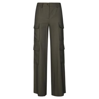 F.it Broeken, Dames, Groen, S, Cargo Wide Broeken