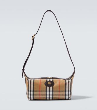 Burberry Burberry Check canvas shoulder bag